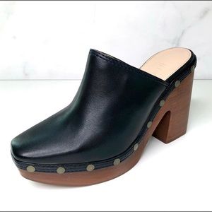 ||SOLD!!|| JACQUEMUS Leather Les Sabots Mules Clogs Black SZ 9.5